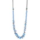 Napier Braided Beaded Necklace, Women's, Blue