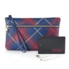 Apt. 9&reg; Rfid-blocking Phone Charging Wristlet, Women's, Light Red