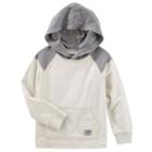 Boys 4-12 Oshkosh B'gosh&reg; Raglan Pullover Hoodie, Size: 12, Brown
