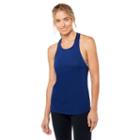 Women's Shape Active Sierra Muscle Workout Tank, Size: Large, Dark Blue