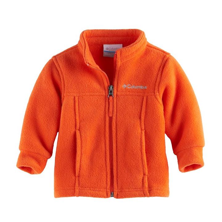 Baby Boy Columbia Fleece Jacket, Size: 12-18month, Orange Oth