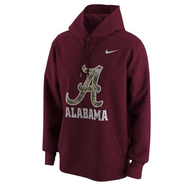 Men's Nike Alabama Crimson Tide Camo Pack Hoodie, Size: Small, Multicolor