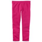 Girls 4-8 Carter's Cozy Leggings, Size: 4, Pink