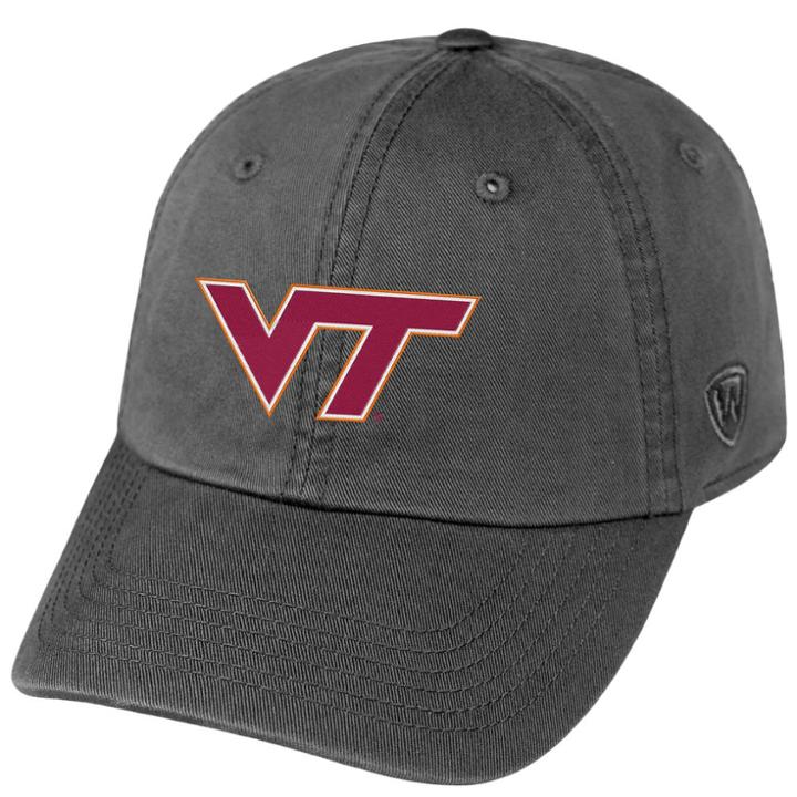 Adult Top Of The World Virginia Tech Hokies Crew Adjustable Cap, Men's, Grey
