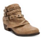 Sugar Truth Women's Ankle Boots, Size: Medium (9), Beig/green (beig/khaki)