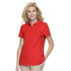Women's Croft & Barrow&reg; Classic Solid Polo, Size: Medium, Brt Red