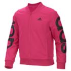 Girls 4-6x Adidas Logo Track Jacket, Size: 4, Brt Pink