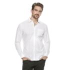Men's Marc Anthony Slim-fit Stretch Button-down Shirt, Size: Small, White