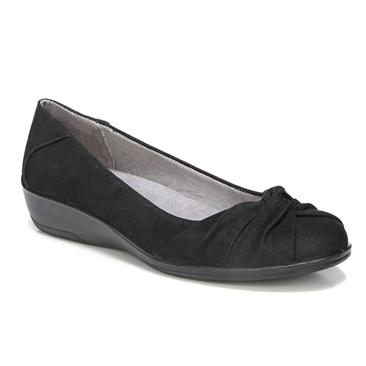 Lifestride Velocity Iwren Women's Wedges, Size: 10 Wide, Black