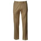 Men's Haggar Premium No-iron Khaki Stretch Classic-fit Flat-front Pants, Size: 36x30, Beig/green (beig/khaki)