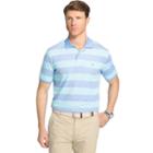 Men's Izod Advantage Classic-fit Rugby-striped Performance Polo, Size: Xl, Blue Other