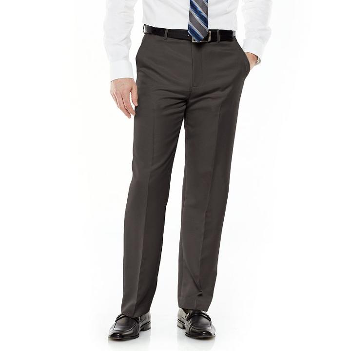 Big & Tall Croft & Barrow&reg; Classic-fit Performance Khaki Pants, Men's, Size: 48x30, Grey