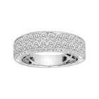 14k White Gold 1-ct. T.w. Igl Certified Diamond Wedding Ring, Women's, Size: 8.50