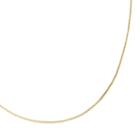 24k Gold-over-sterling Silver Venetian Box Chain Necklace - 20-in, Women's, Yellow