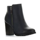 Seven7 Hannah Women's High Heel Ankle Boots, Size: 9.5, Silver