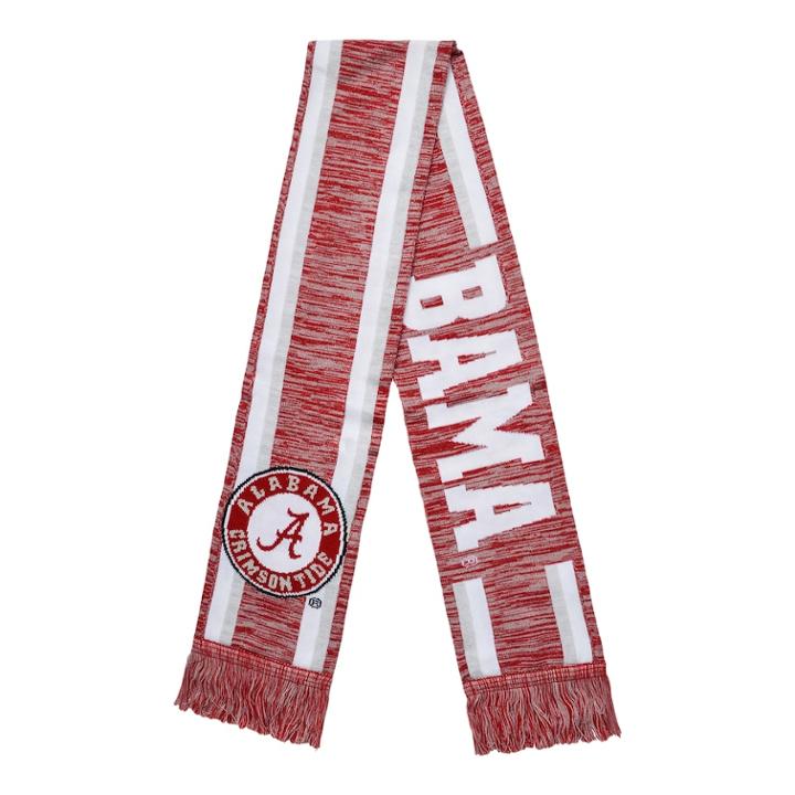 Forever Collectibles Alabama Crimson Tide Knit Scarf, Adult Unisex, Multicolor