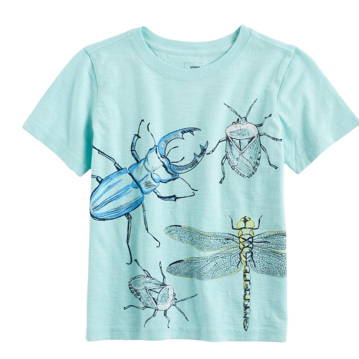 Boys 4-7x Sonoma Goods For Life&trade; Slubbed Graphic Tee, Size: 5, Med Blue