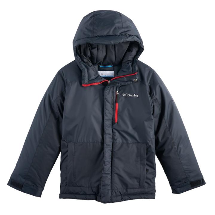 Boys 8-20 Columbia Sleddin' Down Jacket, Size: Small, Grey (charcoal)