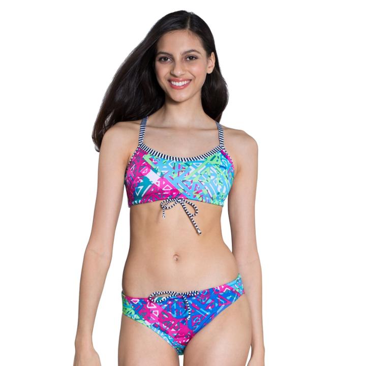 Women's Dolfin Uglies Printed Workout Bikini 2-pc. Set, Size: Small, Indio