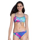 Women's Dolfin Uglies Printed Workout Bikini 2-pc. Set, Size: Small, Indio