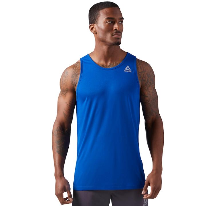 Men's Reebok Supremium Performance Tee, Size: Large, Brt Blue