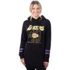 Women's Los Angeles Lakers Oversized Varsity Hoodie, Size: Medium, Black