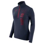 Women's Nike Ole Miss Rebels Element Pullover, Size: Xl, Blue (navy)