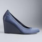 Simply Vera Vera Wang Women's Slip-on Dress Wedges, Size: 10, Blue