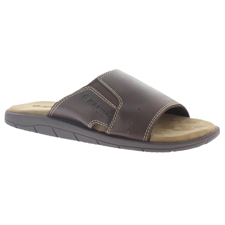 Men's Hi-tec Lorne Memory Foam Slide Sandals, Size: Xl, Brown
