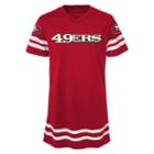 Girls 7-16 San Francisco 49ers Football Dress, Girl's, Size: L(14), Dark Red