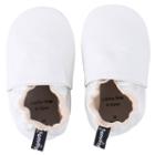 Baby Girl Tommy Tickle Solid Slip-on Crib Shoes, Size: 12-18month, White