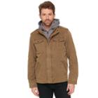 Big & Tall Levi's Hooded Trucker Jacket, Men's, Size: 3xl Tall, Dark Beige