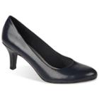 Lifestride Parigi Women's Dress Heels, Size: 6 Wide, Dark Blue