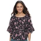 Juniors' Vanilla Star Convertible Top, Teens, Size: Xl, Turquoise/blue (turq/aqua)