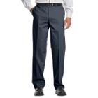 Men's Lee Stain-resist Casual Relaxed-fit Flat-front Pants, Size: 42x34, Blue