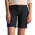 Women's Lee Milly Relaxed Fit Active Bermuda Shorts, Size: 4 - Regular, Black