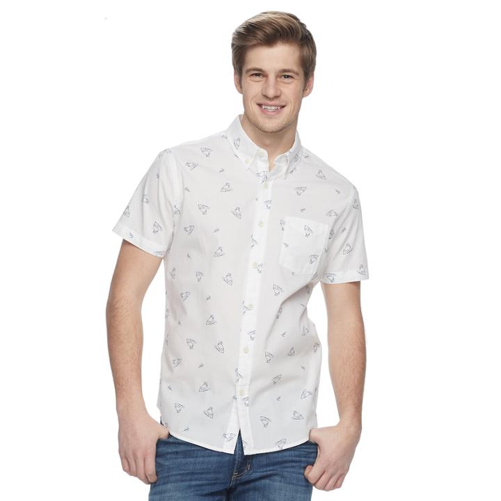 Men's Urban Pipeline&reg; Awesomely Soft Button-down Shirt, Size: Xxl, Natural