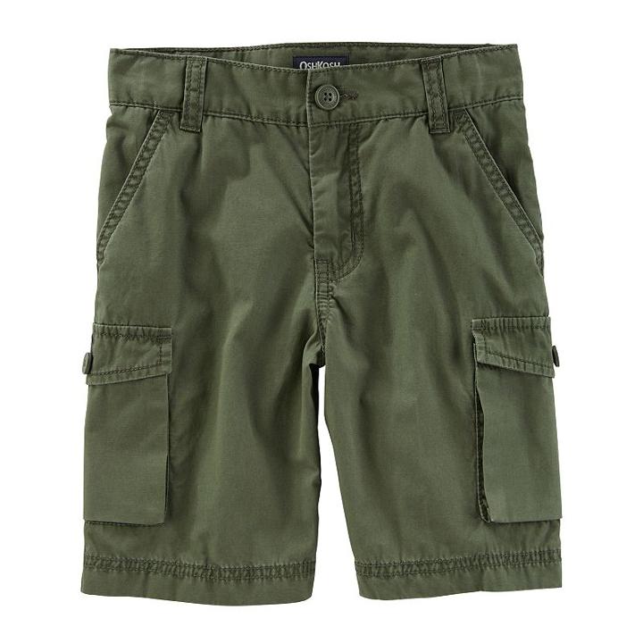 Boys 4-12 Oshkosh B'gosh&reg; Cargo Shorts, Boy's, Size: 12, Green