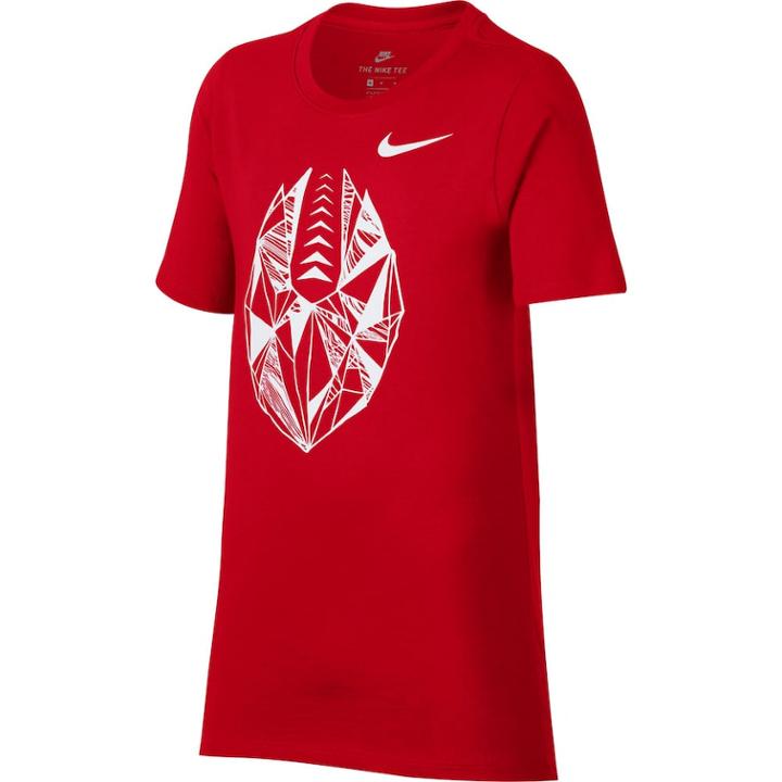 Boys 8-20 Nike Dry Performance Football Tee, Size: Small, Dark Pink