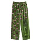 Boys 4-16 Minecraft Creeper Lounge Pants, Size: 6-8, Multicolor