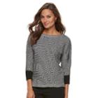 Women's Dana Buchman Boatneck Sweater, Size: Medium, White