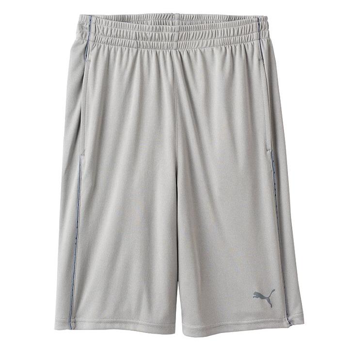Boys 8-20 Puma Small-stripe Shorts, Boy's, Size: Xl, Grey Other