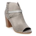 So&reg; Haw Women's High Heel Ankle Boots, Size: Medium (6), Med Grey