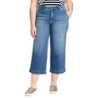 Plus Size Chaps Wide-leg Capri Jeans, Women's, Size: 20 W, Blue