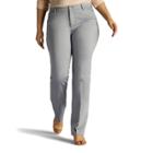 Plus Size Lee Total Freedom Dress Pants, Women's, Size: 22 - Regular, Grey