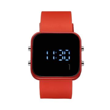 1:face Aids Unisex Digital Watch, Red