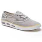 Columbia Vulc N Vent Women's Mesh Sneakers, Size: 8.5, Light Grey