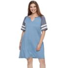 Juniors' Plus Size So&reg; Varsity Striped Dress, Teens, Size: 1xl, Med Blue