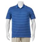 Big & Tall Croft & Barrow&reg; Classic-fit Striped Performance Polo, Men's, Size: M Tall, Blue