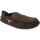 Men's Texas Longhorns Cayman Perforated Moccasin, Size: 10, Brown